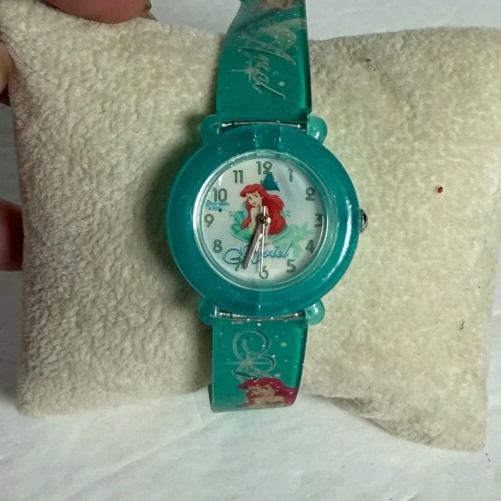 Disney Parks Ariel Little Mermaid Watch Japan Movt Adjustable AS IS Not Working
